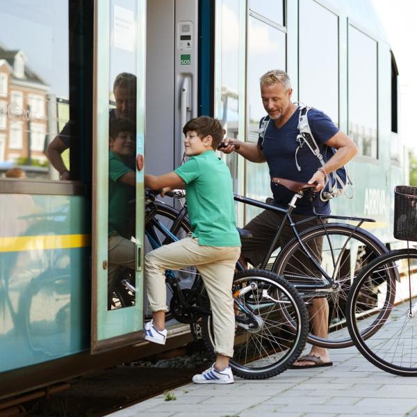 darf man sein fahrrad mit 8n den bus nehmen