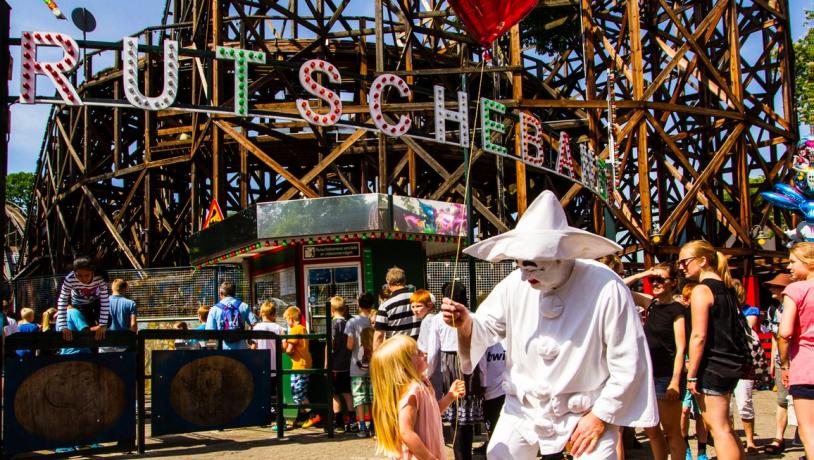 Visit the world's oldest amusement park, Bakken, located just north of Copenhagen