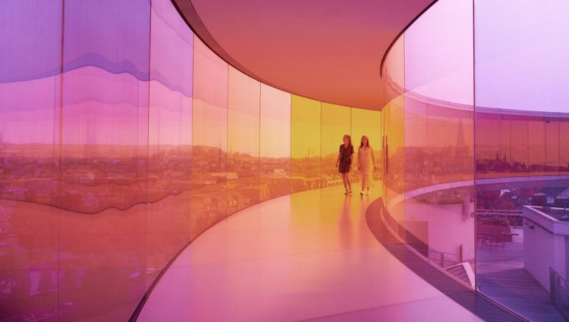 Your rainbow panorama, Olafur Eliasson, 2006 - 2011, ARoS Aarhus Art Museum.