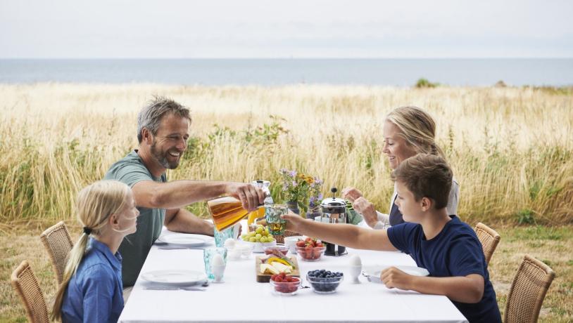 Ferienhausurlaub mit der Familie in Nysted, Dänemark