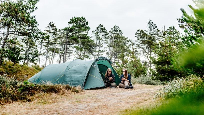 Wild Camping in Thy National Park.