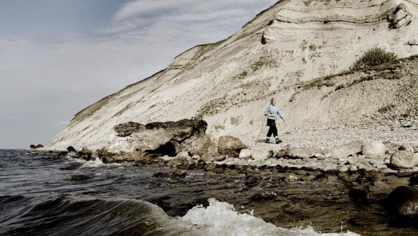 Wanderroute "Kystruten" auf der Insel Mors im dänischen Nordjütland