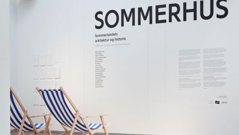 Ein Bild von der „Sommerhus“-Ausstellung im Utzon Center