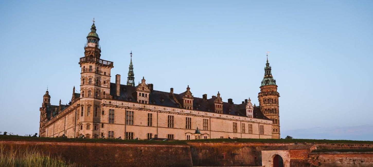 Schloss Kronborg in Helsingør an der Dänischen Ostsee