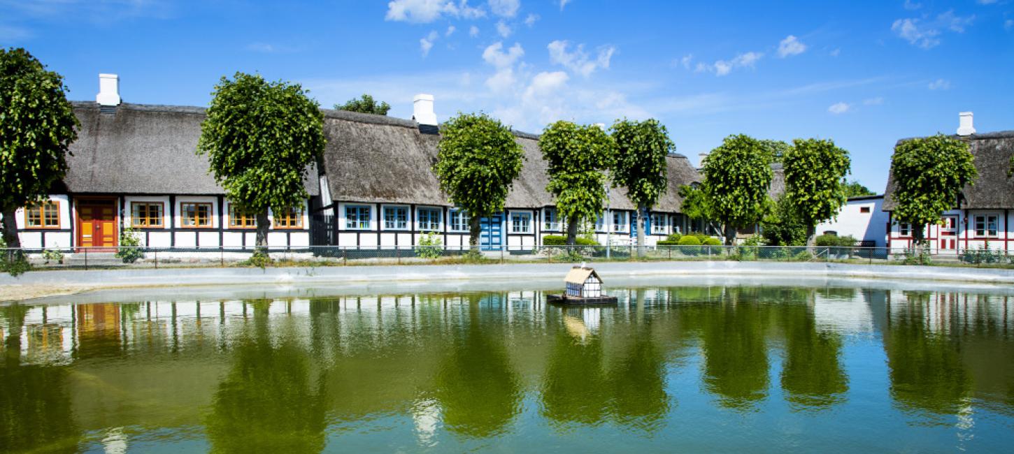 Das Dorf Nordby auf der dänischen Insel Samsø