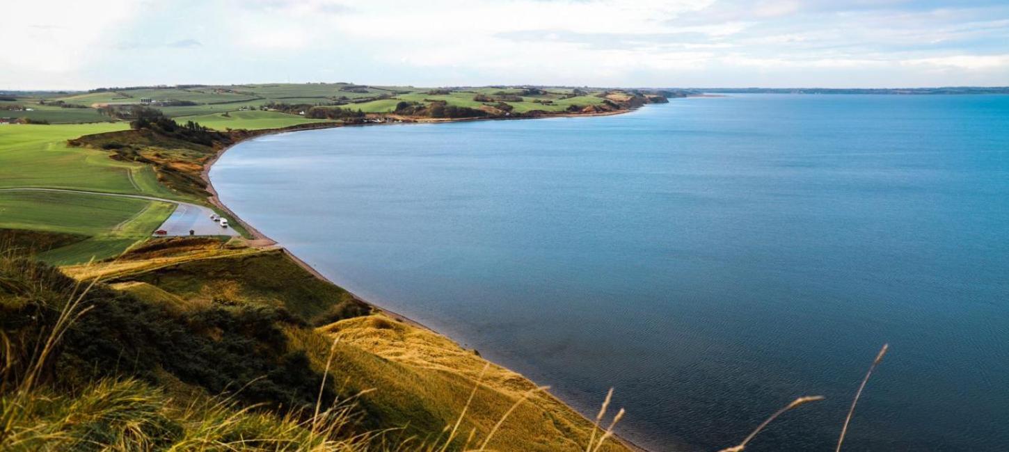 Bild vom Limfjord in Nordjütland, Dänemark. 