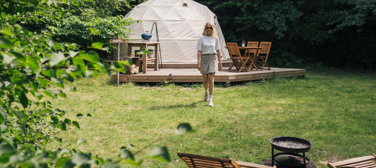Foto einer glamping Suite