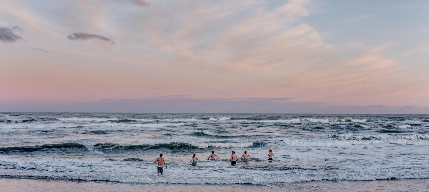 Winter bathers