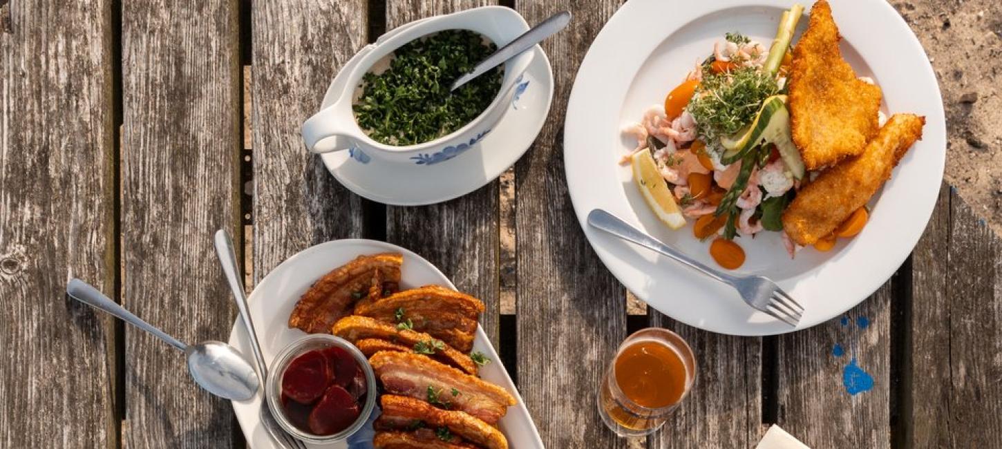 Typisch Dänisches Essen, Stjerneskud, Fischfilet