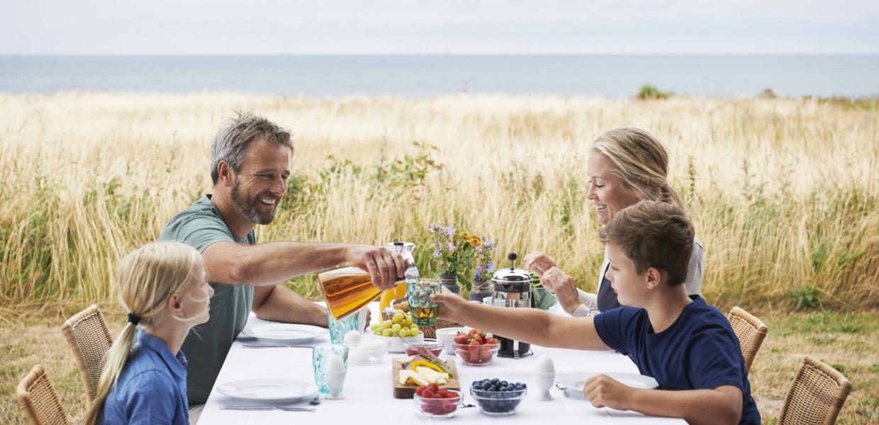 Ferienhausurlaub mit der Familie in Nysted, Dänemark