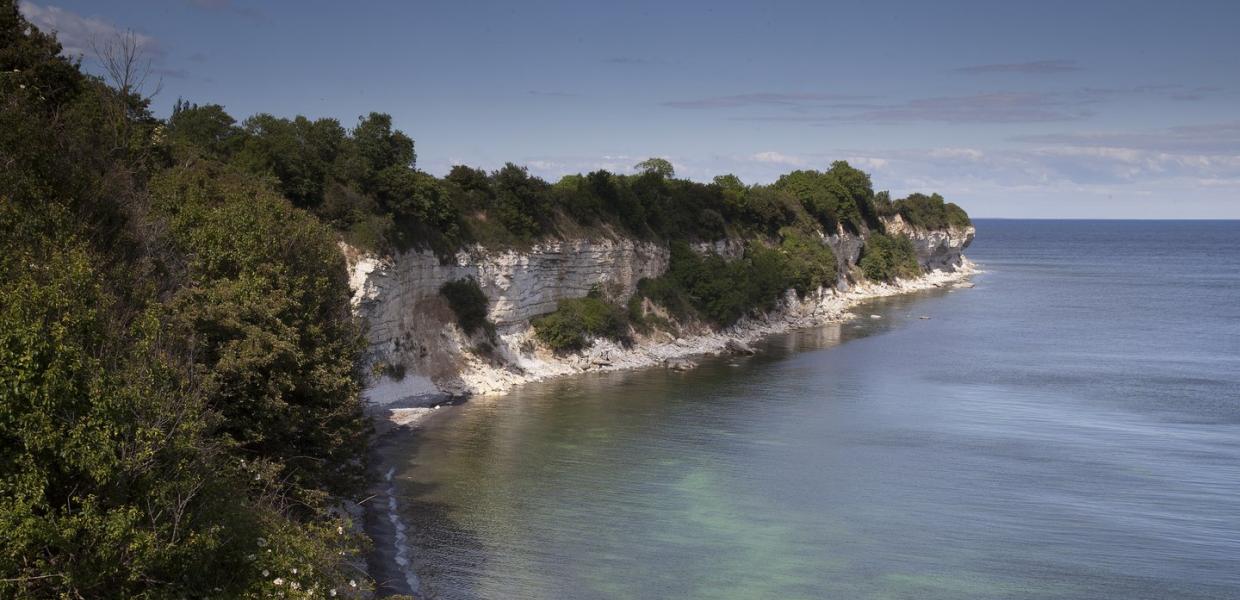 The UNESCO world heritage site Stevns Klint