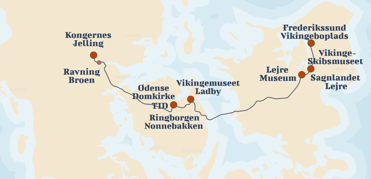 Vikingeruten map