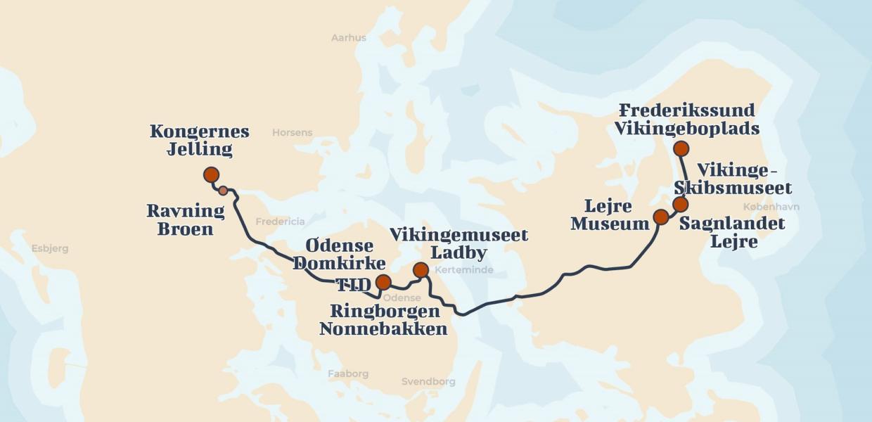Vikingerute kort