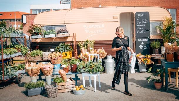 Street-Food-Markt Storms in Odense auf Fünen