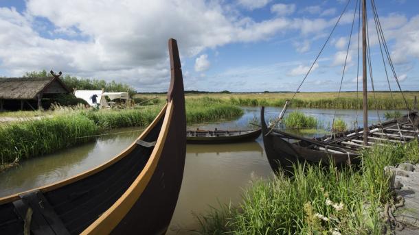 Bork Viking Harbour in Denmark