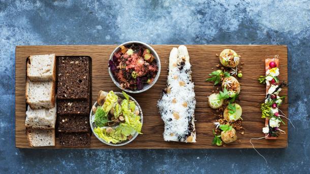 Smørrebrød from restaurant Aamanns Establishment, Copenhagen