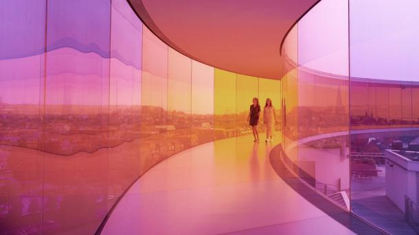 Your rainbow panorama, Olafur Eliasson, 2006 - 2011, ARoS Aarhus Art Museum.