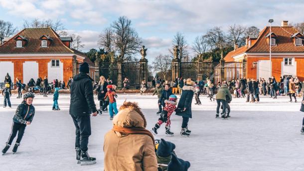 Eislaufen im Frederiksberg Have