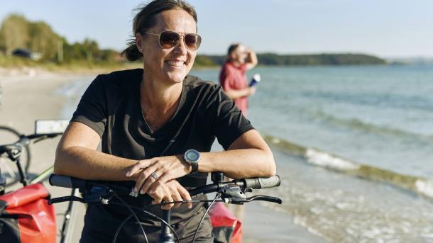 Fahrradfahren direkt an der Dänischen Ostsee in Djursland