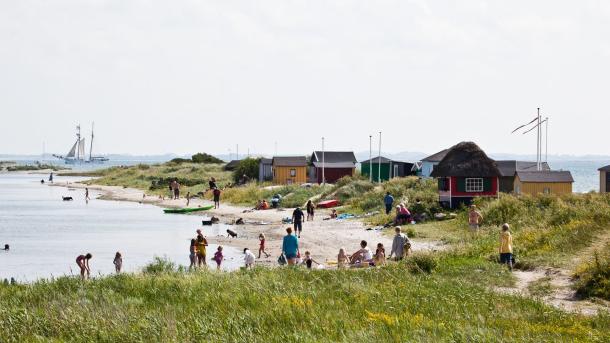 The beach on Ærø