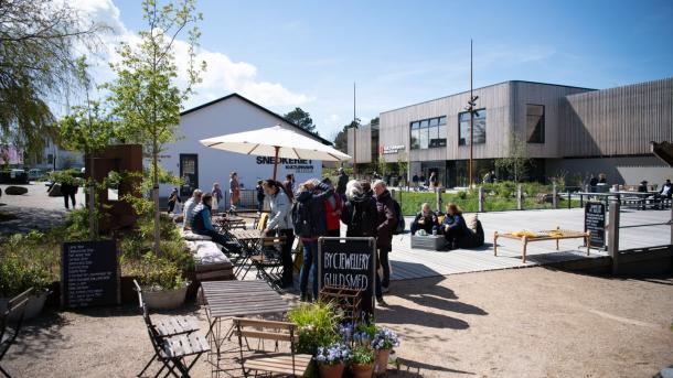 Town square in Gilleleje