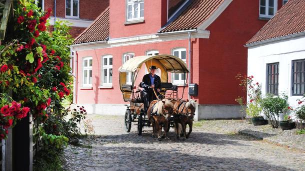 Cozy Mariager city in Denmark