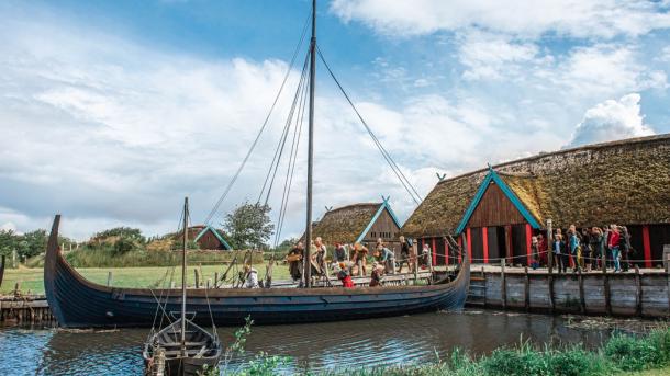 Bork Viking Harbour in Denmark