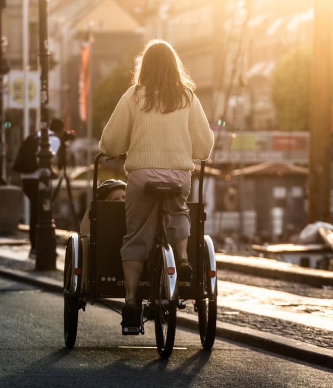 Cargo Fahrrad in Kopenhagen