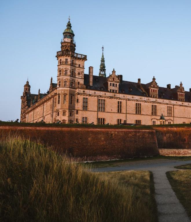 Schloss Kronborg in Helsingør an der Dänischen Ostsee