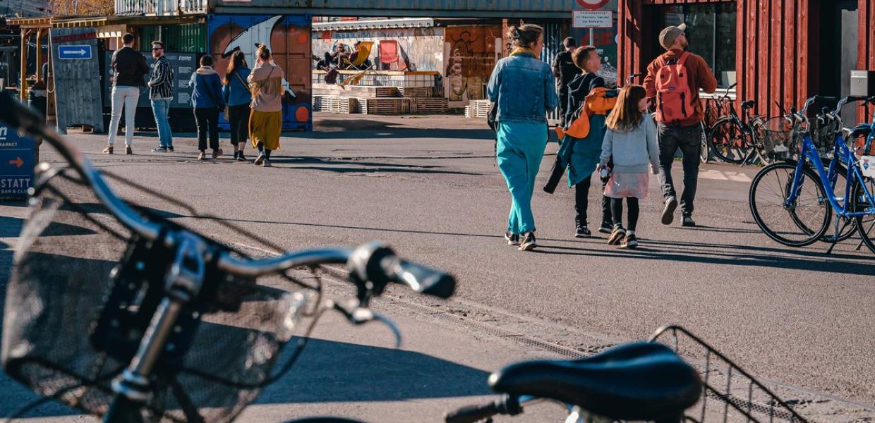 Reffen street food market in Copenhagen