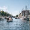 Friends Sailing in Copenhagen Channel Summer 