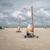 Blokart auf dem Strand von Fanø in Dänemark