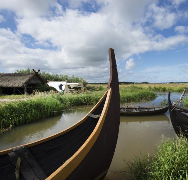 Bork Viking Harbour in Denmark