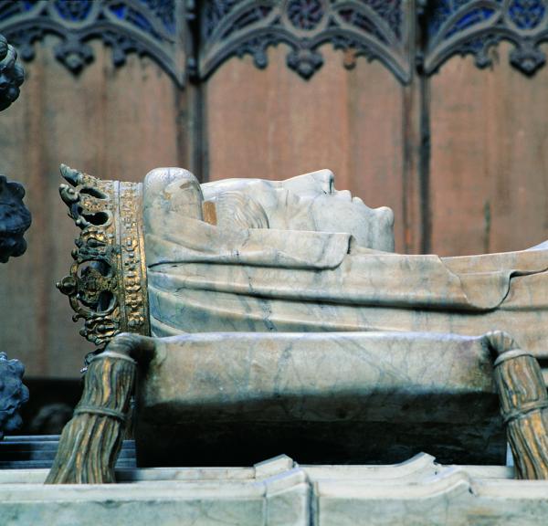 The tomb of Queen Margrethe I of Denmark in the UNESCO world heritage site, Roskilde Cathedral.