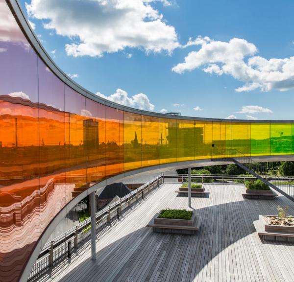 Your rainbow panorama, 2011, Olafur Eliasson ARoS Aarhus Kunstmuseum Photo Anders Trærup, Aarhus media center