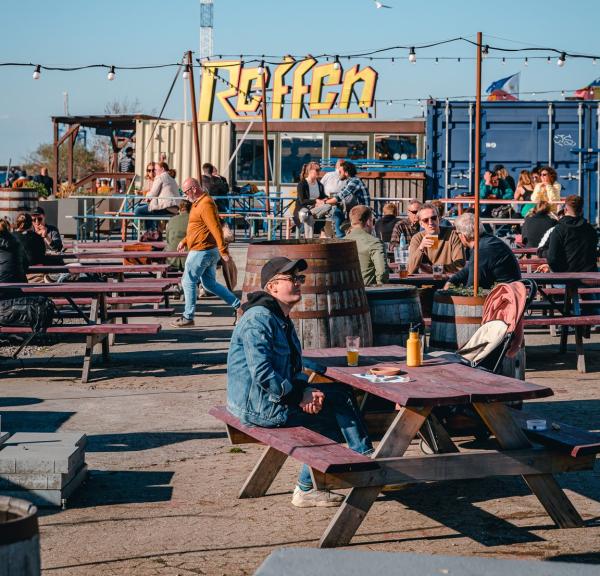 Reffen street food market in Copenhagen