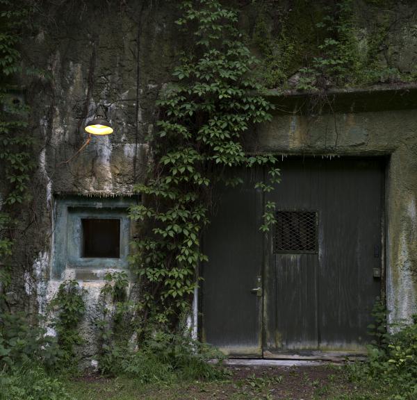 Bild von einem Eingang von der Bunkeranlage REGAN Vest
