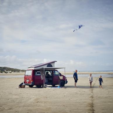 Family holiday at Saltum beach, North Jutland