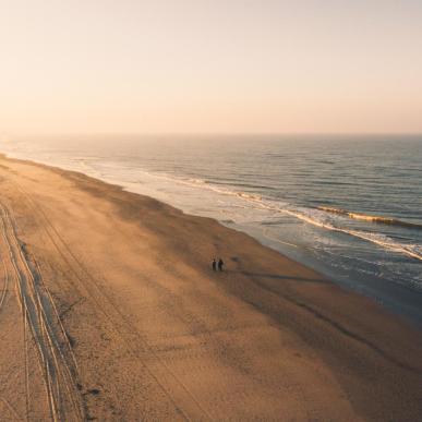 Einsamer Strand in Westjütland