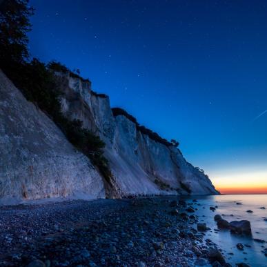 Fenomenet Dark sky vid Möns Klint