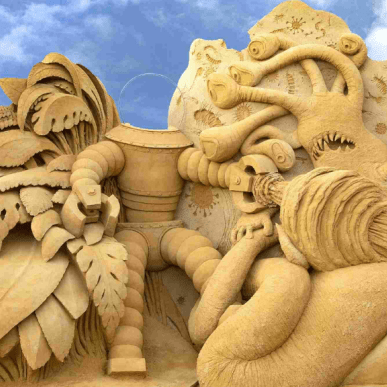 Sandskulpturfestival in Hundested