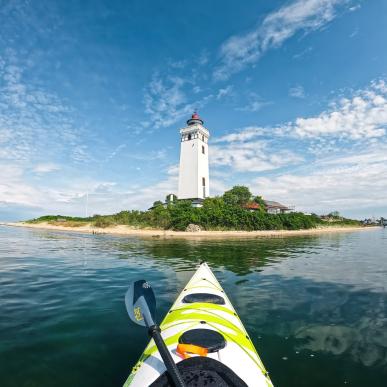 Kayak Stribfyr Middelfart Fyn Lighthouse