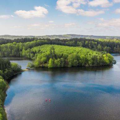 Avnsø, Silkeborg, River