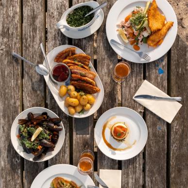 Typisch Dänisches Essen, Stjerneskud, Fischfilet