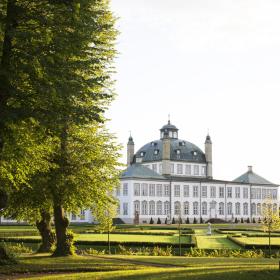 Fredensborg Palace located north of Copenhagen