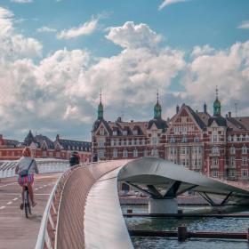 Copenhagen biking