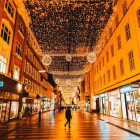 Aarhus inner city at Christmas
