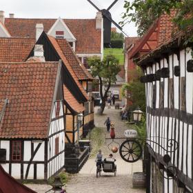 Den Gamle By (old town museum) in Aarhus, Denmark