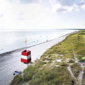 Marielyst Beach in Lolland-Falster, Denmark