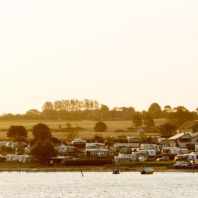 View over campingside, Fyn